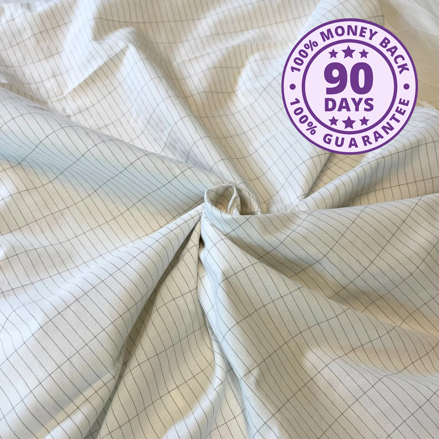 LulaPad™ Fitted Grounding Bed Sheet (Cord & Plug Included)